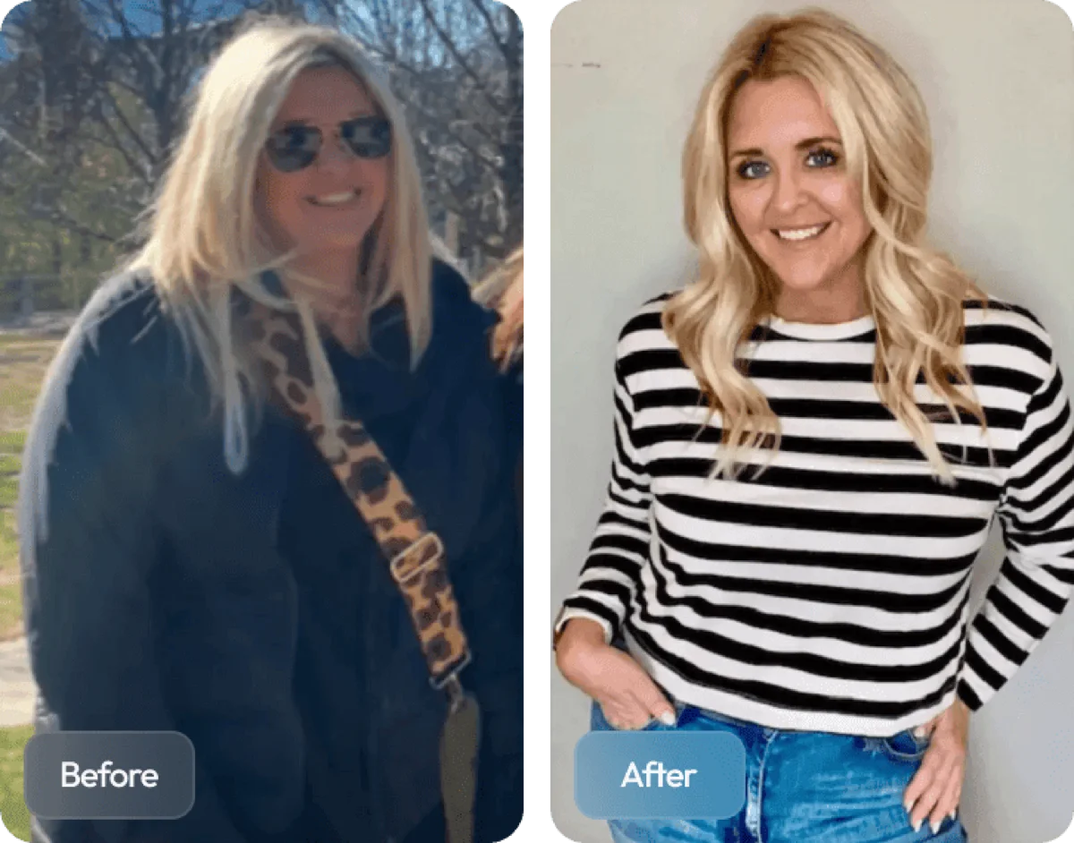 Elena, 41 – Vorher-Nachher nach 22 kg Gewichtsverlust in 6 Monaten